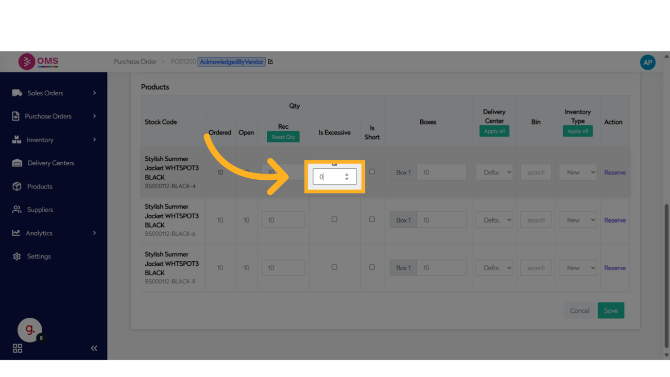 Over and Under Receiving